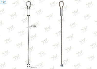 L'imbracatura dell'imbracatura del filo di acciaio/girocollo del cavo metallico personalizza la lunghezza per gli insiemi della sospensione