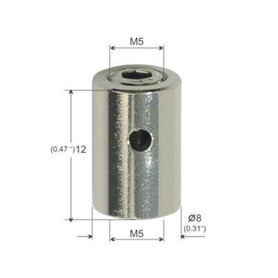 sistema d'attaccatura YW86264 dell'accoppiatore del cavo metallico montato soffitto d'acciaio del diametro di 8mm