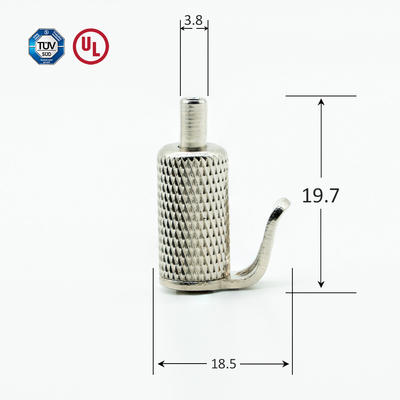 Fabbrica Vendite Dirette Cappelliere a filo con gancio Cappelliere a sospensione di illuminazione Cappelliere a filo di cavo bloccanti