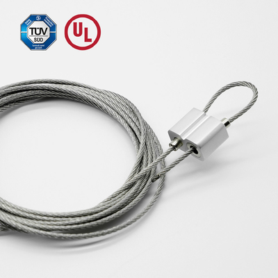 Agganciatore di cavi a anello regolabile Agganciatore di cavi a filo per lampadari