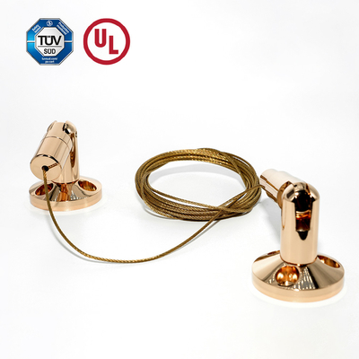 Commercio all'ingrosso Kit di appesi per cartelloni in ottone con rivestimento in oro
