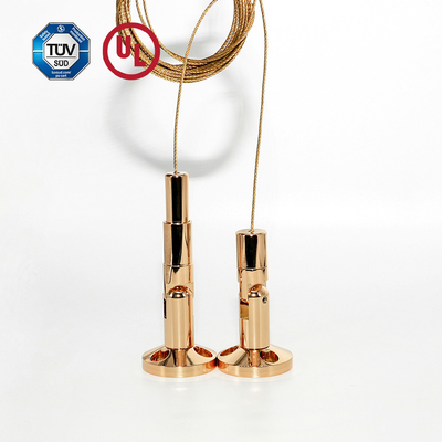 Commercio all'ingrosso Kit di appesi per cartelloni in ottone con rivestimento in oro