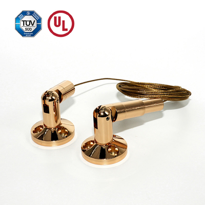 Commercio all'ingrosso Kit di appesi per cartelloni in ottone con rivestimento in oro