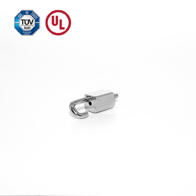 Serratura a filo quadrato con gancio di tipo J, presa cavo con rivestimento in nichel