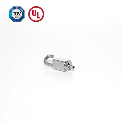 Serratura a filo quadrato con gancio di tipo J, presa cavo con rivestimento in nichel