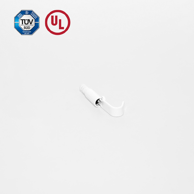 Gripper per cavi a gancio con vernice bianca accessorio di posa cusomizzato con tappo di sicurezza