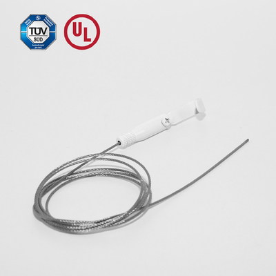 Gripper per cavi a gancio con vernice bianca accessorio di posa cusomizzato con tappo di sicurezza