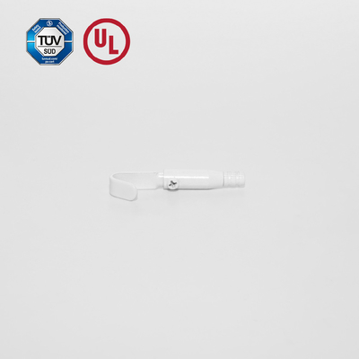 Gripper per cavi a gancio con vernice bianca accessorio di posa cusomizzato con tappo di sicurezza