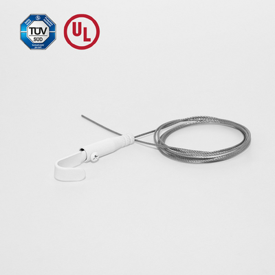 Gripper per cavi a gancio con vernice bianca accessorio di posa cusomizzato con tappo di sicurezza