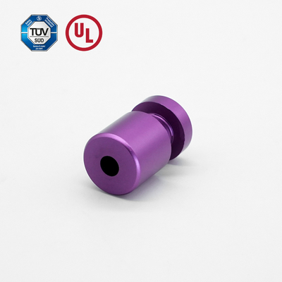 Segno di alluminio viola regolabile per pannello acrilico / erba