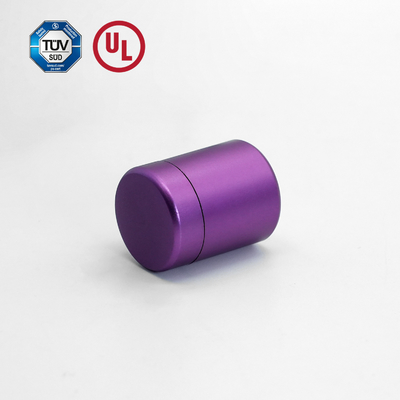 Segno di alluminio viola regolabile per pannello acrilico / erba