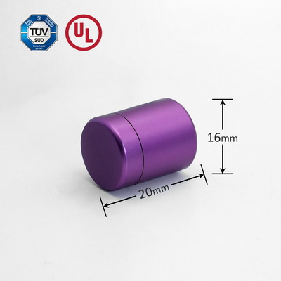 Segno di alluminio viola regolabile per pannello acrilico / erba