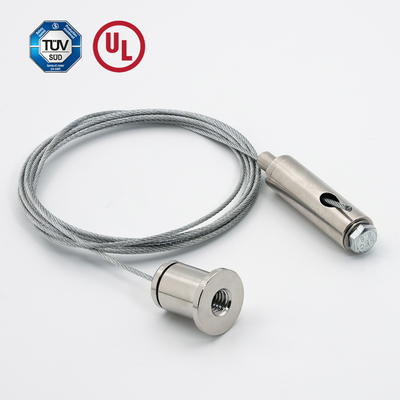 Sistema di sospensione per la pinza per cavi di luce a LED con vite maschile