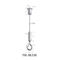 Sospensione Kit With Adjustable Gripper Hook YW86336 del cavo dell'apparecchio di illuminazione