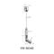 Sospensione Kit With Adjustable Gripper Hook YW86336 del cavo dell'apparecchio di illuminazione